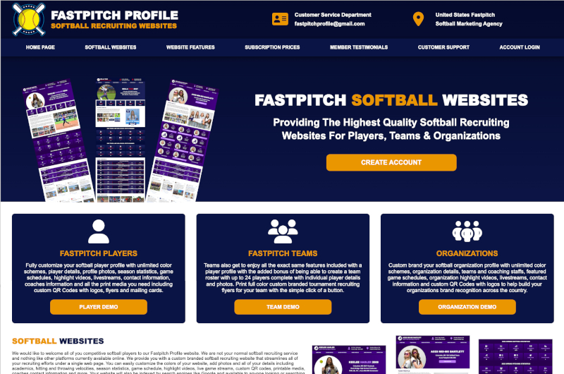 Softball Websites